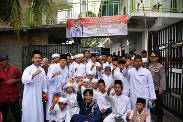 Kunker ke Kota Tebingtinggi, Edy Rahmayadi Resmikan Ponpes dan Rumah Tahfiz, serta Penataan Lapangan Merdeka